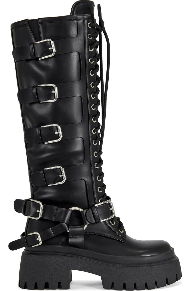 AZALEA WANG Saxen Flatform Boot, Main, color, Black