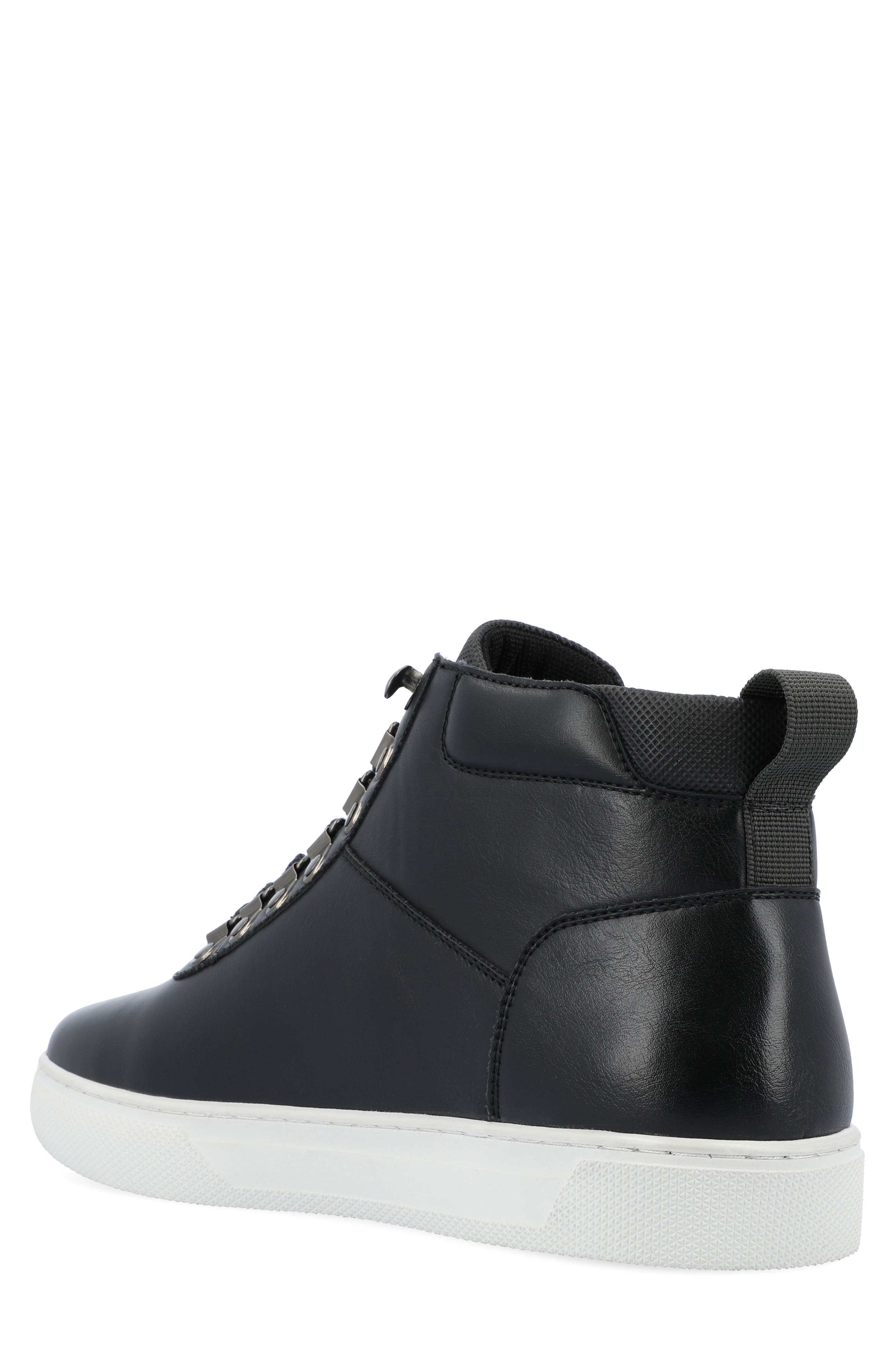 VANCE CO Ortiz High Top Sneaker, Alternate, color, Black