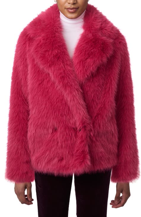 Women s Pink Faux Fur Coats Nordstrom