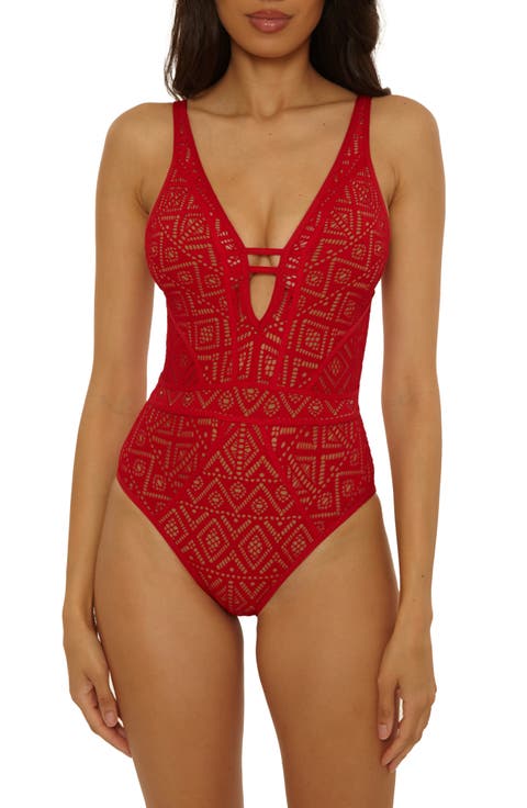 Keyhole One-Piece Swimsuit