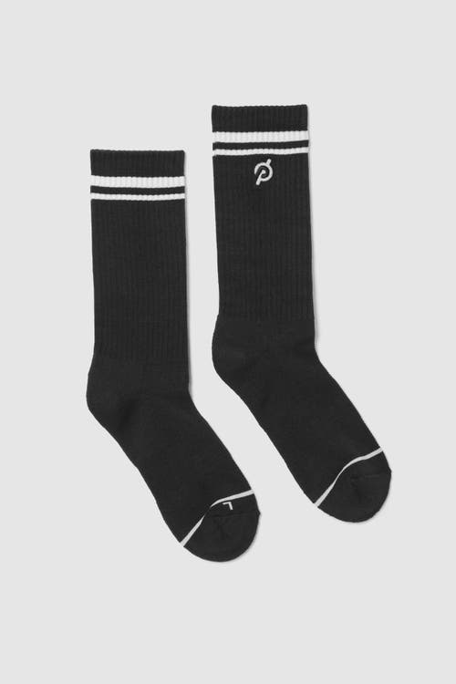 Peloton Cotton Crew Sock In Black