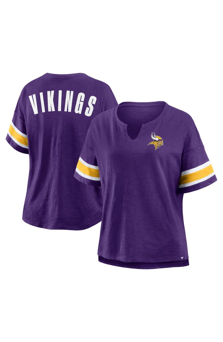 FANATICS Women's Fanatics Purple Minnesota Vikings Redzone Curl Route T-Shirt, Main, color, Purple