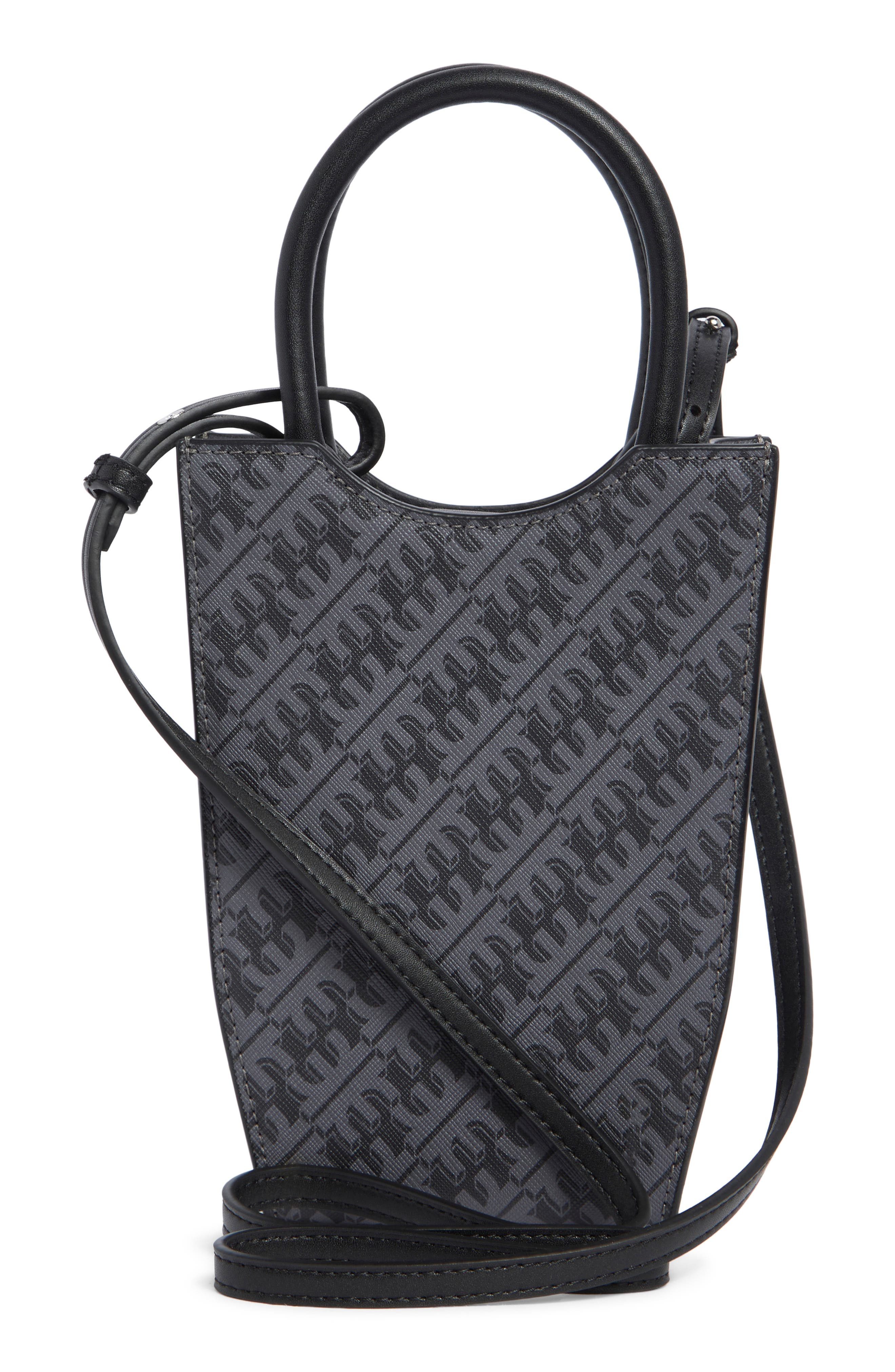 Fei Mini Tote Bag, Alternate, color, IRON BLACK