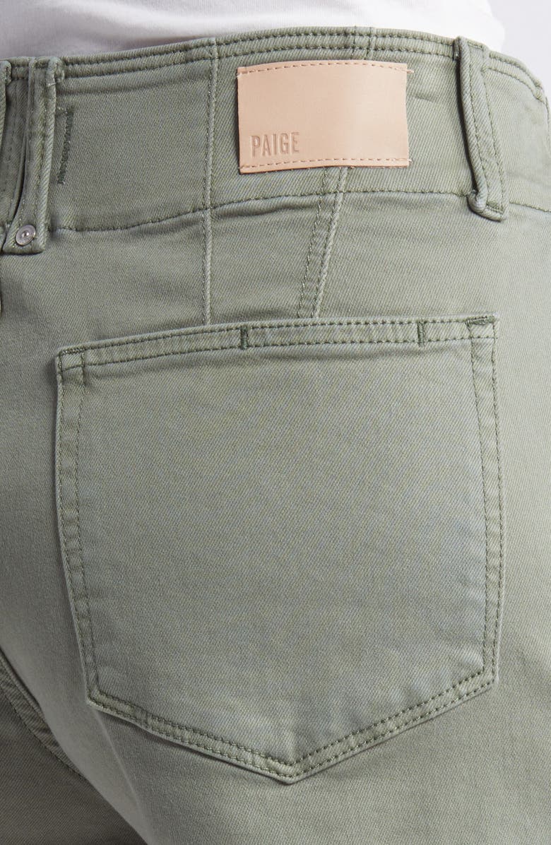 PAIGE Olivia Cargo Denim Shorts, Alternate, color,