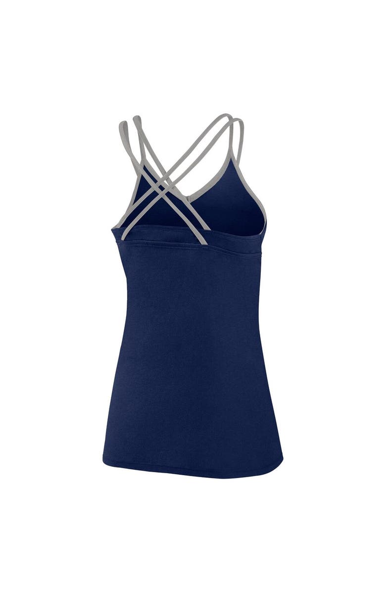 FANATICS Women's Fanatics Branded Navy New York Yankees Barrel It Up Cross Back V-Neck Tank Top, Alternate, color, Navy