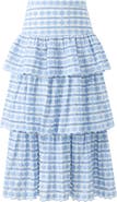Marlo Kids Odessa Frill Embroidered Maxi Skirt