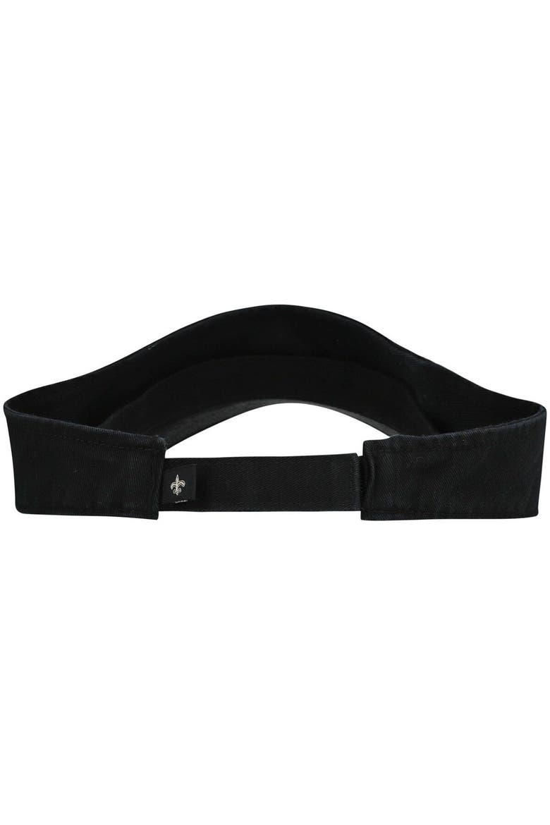 Men's '47 Black New Orleans Saints Clean Up Visor, Alternate, color, Black