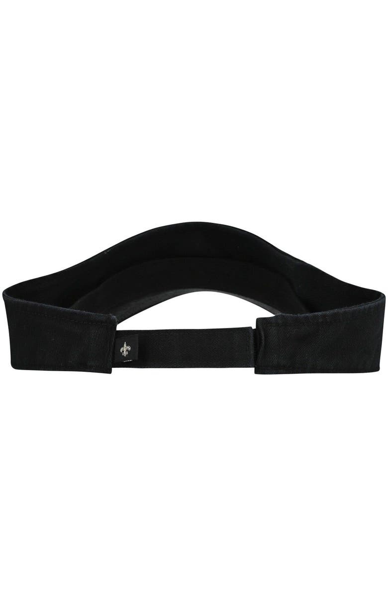 '47 Men's '47 Black New Orleans Saints Clean Up Visor, Alternate, color, Black