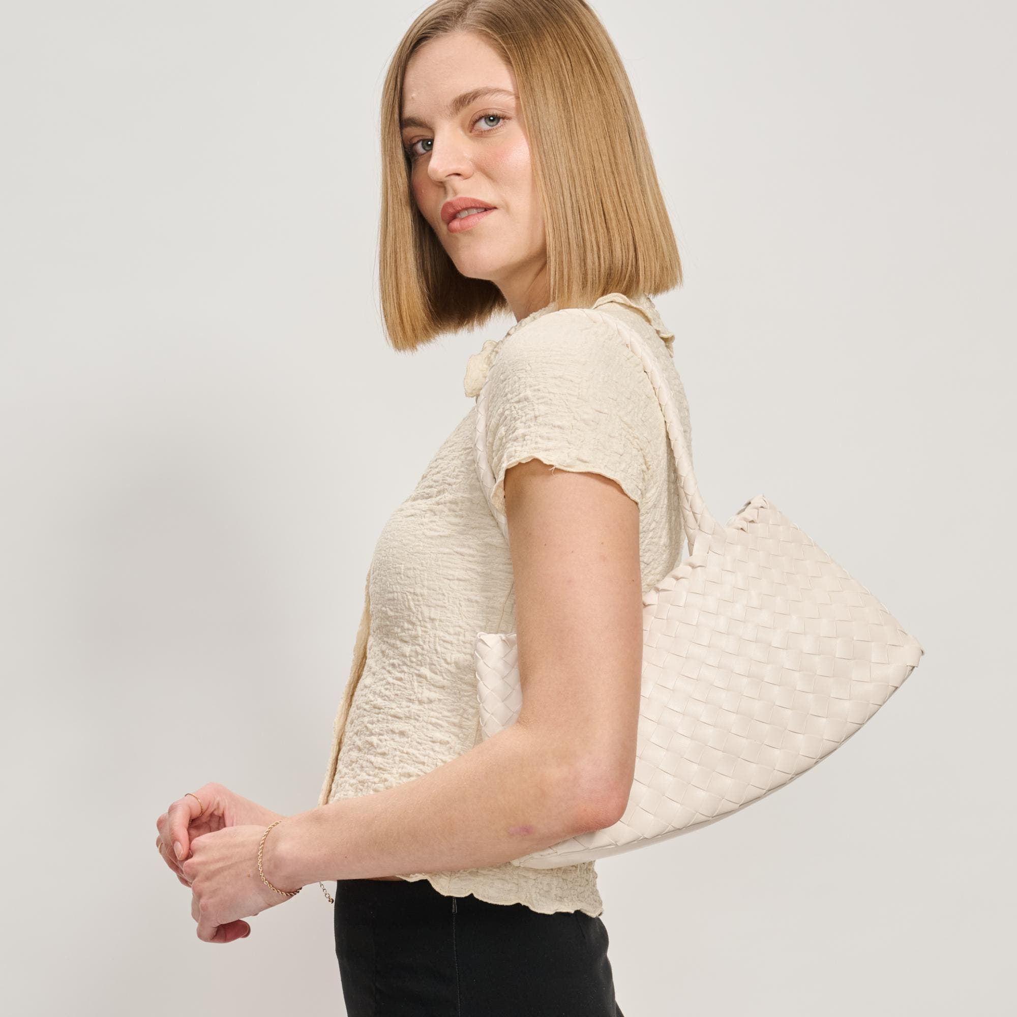 MODA LUXE Millie Hobo, Alternate, color, Cream
