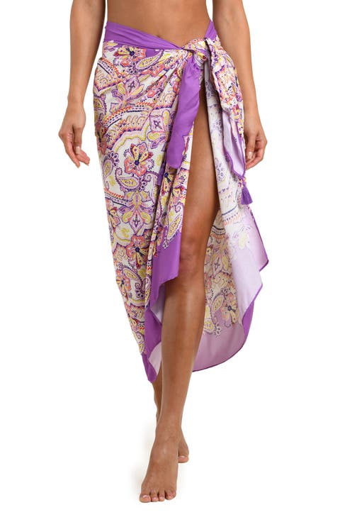 Lilac Cascade Cover-Up Pareo