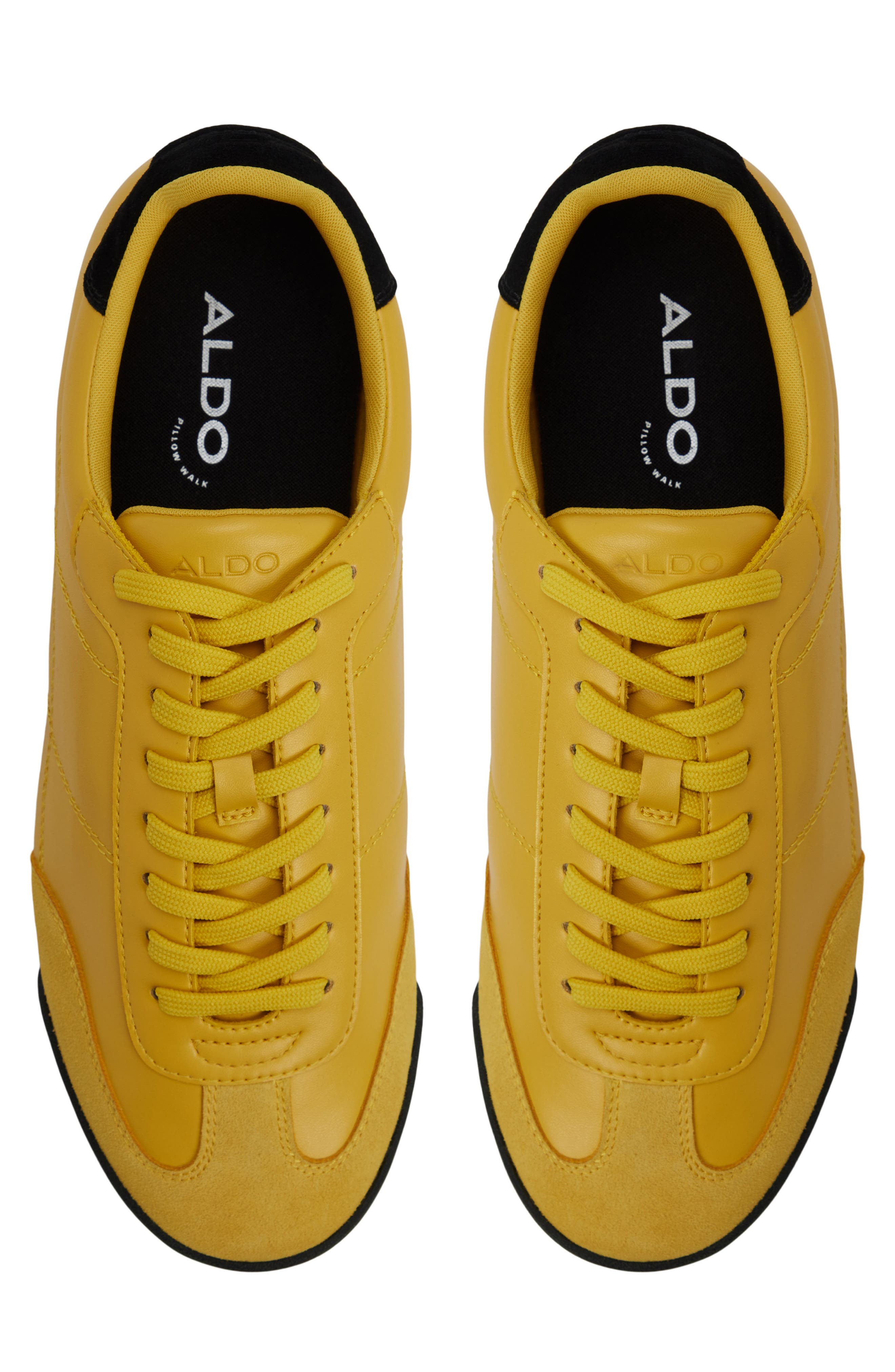 ALDO Kickoff Sneaker, Alternate, color, Yellow