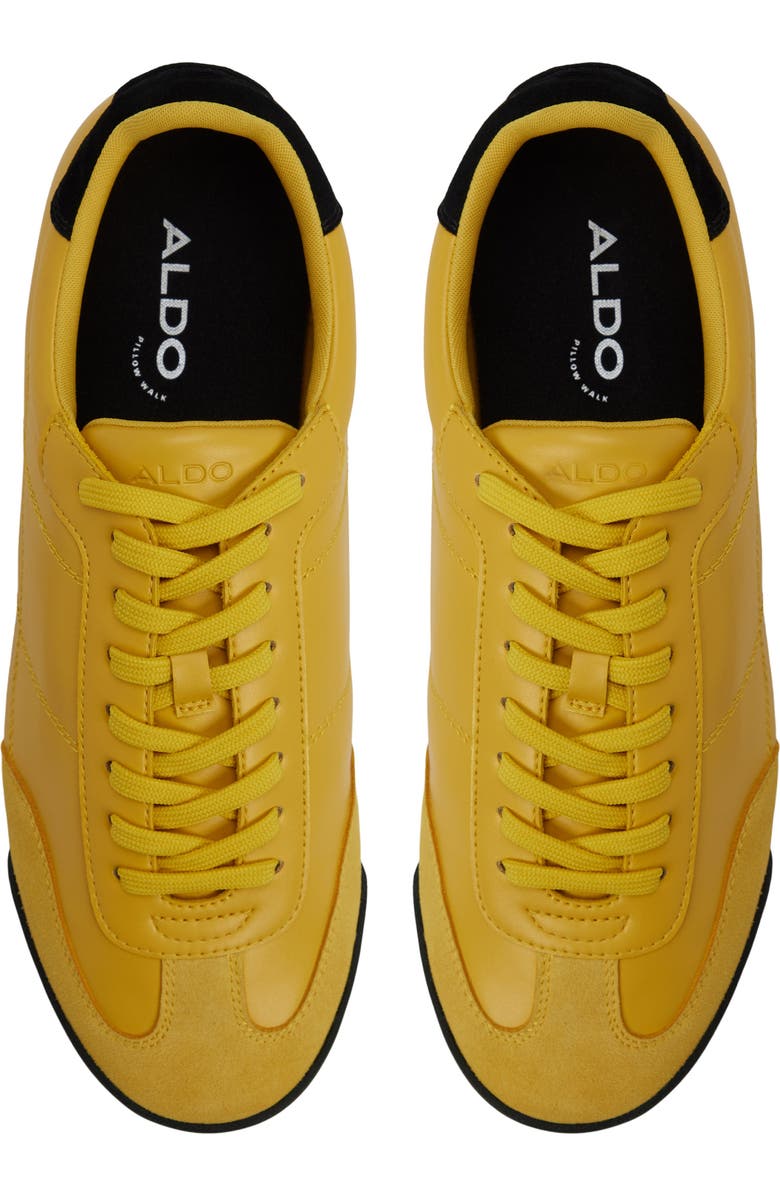 ALDO Kickoff Sneaker, Alternate, color, Yellow