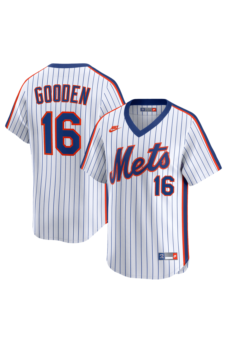 Men's Nike Dwight Gooden White New York Mets Cooperstown Collection Limited Jersey, Main, color, White