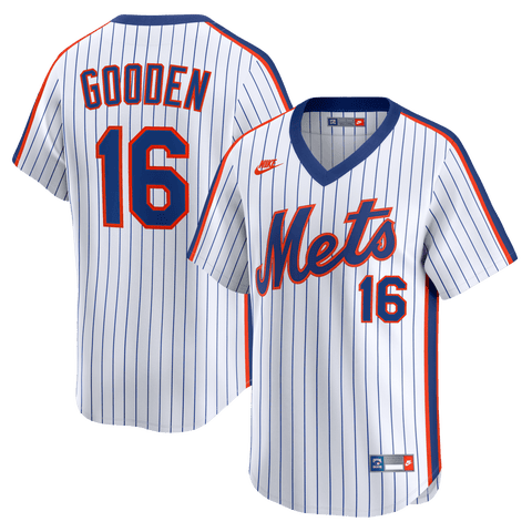 Men's Nike Dwight Gooden White New York Mets Cooperstown Collection Limited Jersey