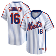 Nike Men's Nike Dwight Gooden White New York Mets Cooperstown Collection Limited Jersey