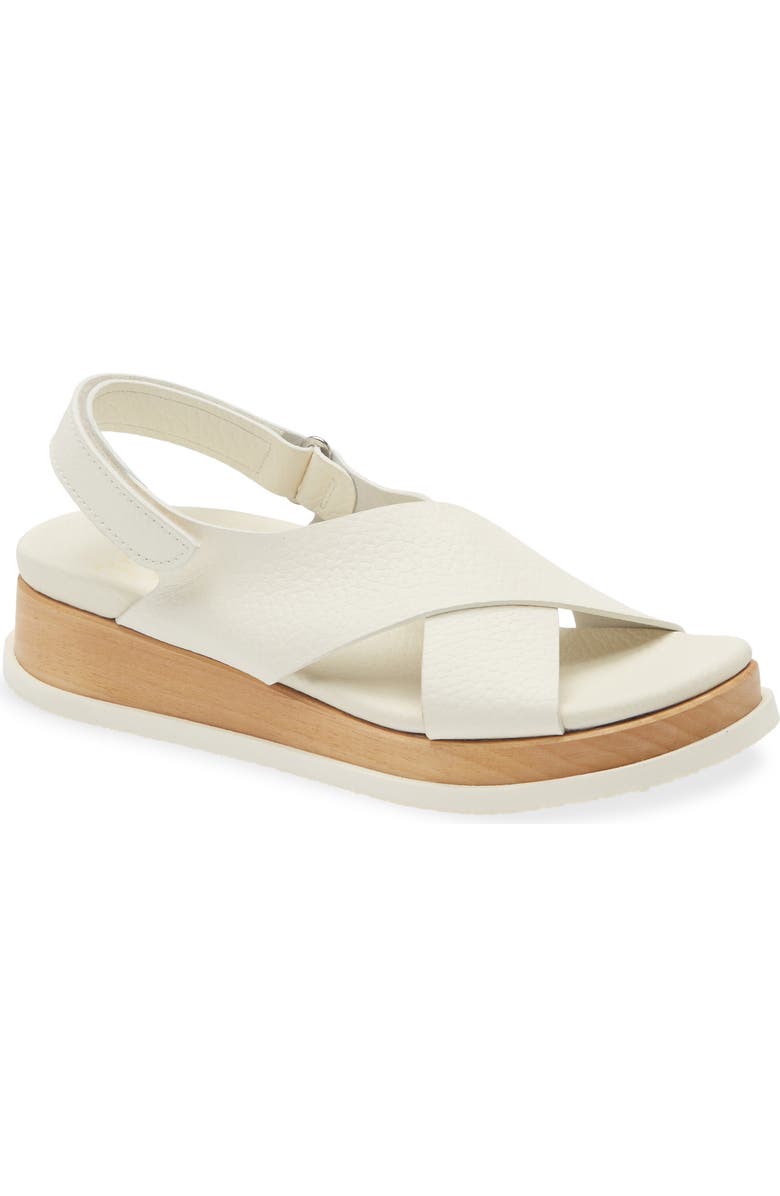 Pedro Garcia Barna Slingback Sandal, Main, color, Creme Cervo-Light Pine