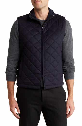 Amicale Diamond Quilt Wool & Cashmere Vest