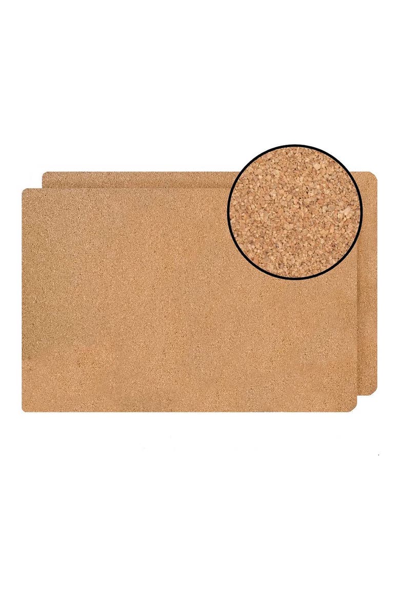 Marble Print Set of 4 Placemats, Alternate, color, SMOKEY GOLD