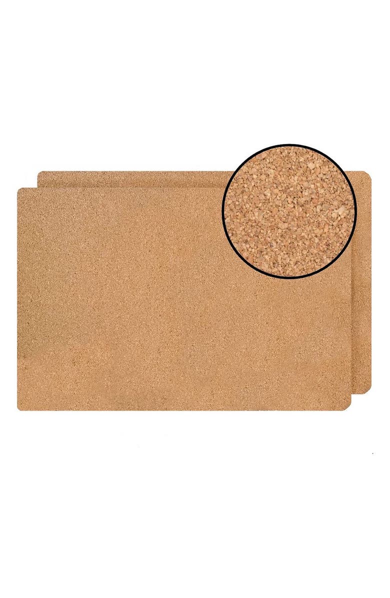 DAINTY HOME Marble Print Set of 4 Placemats, Alternate, color, Smokey Gold