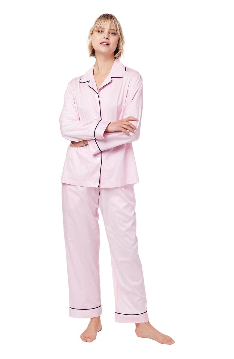The Cat's Pajamas Luxe Pima Pajama Set, Main, color, Denmark