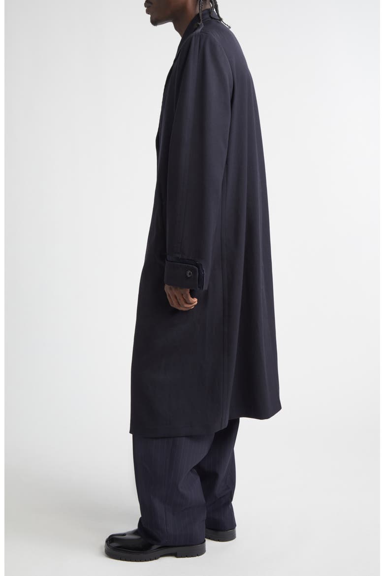 Décortiqué Wool Coat, Alternate, color, DARK BLUE