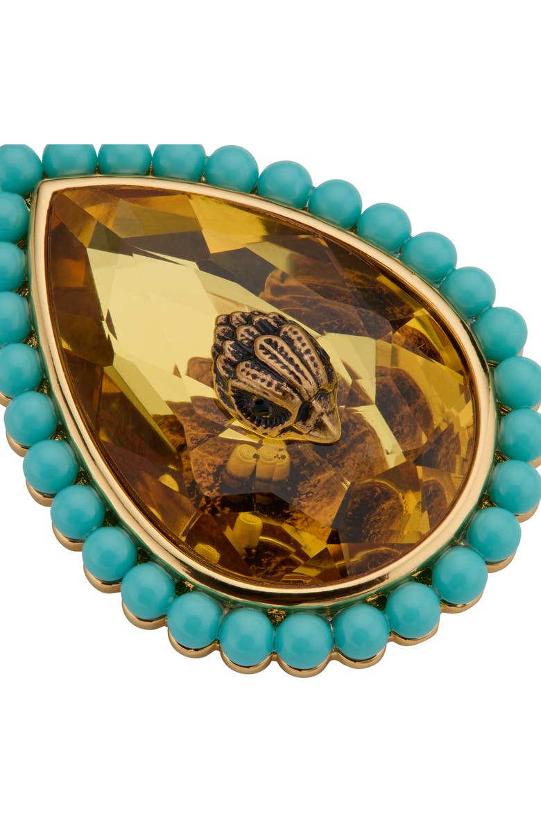 Kurt Geiger London Statement Drop Earrings, Alternate, color, Orange