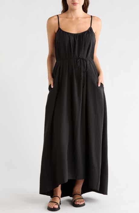 LBLC the label Brynn Tie Waist High-Low Dress
