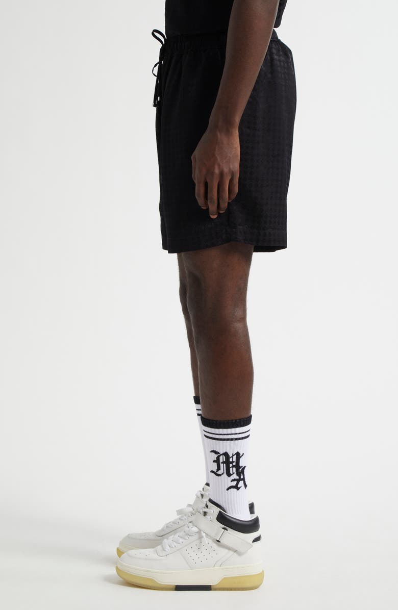 AMIRI MA Quad Jacquard Shorts, Alternate, color, Black