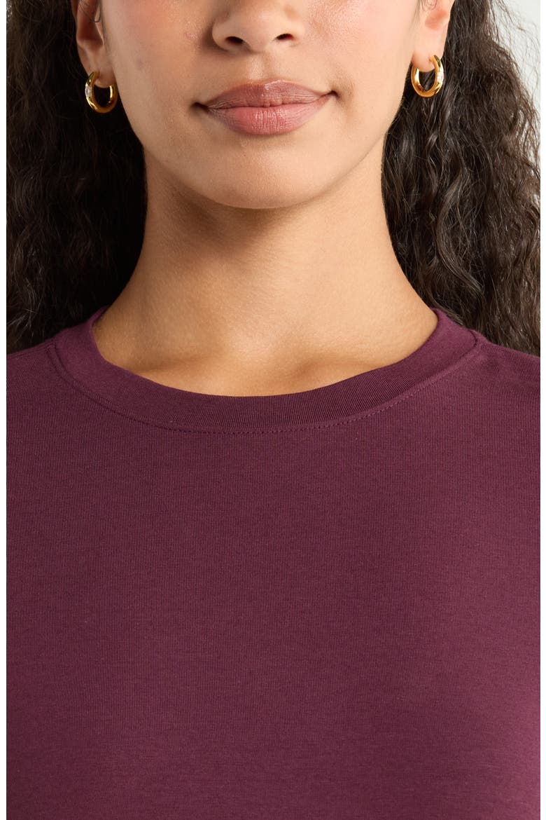 New Take Long Sleeve T-Shirt, Alternate, color, BURGUNDY STEM