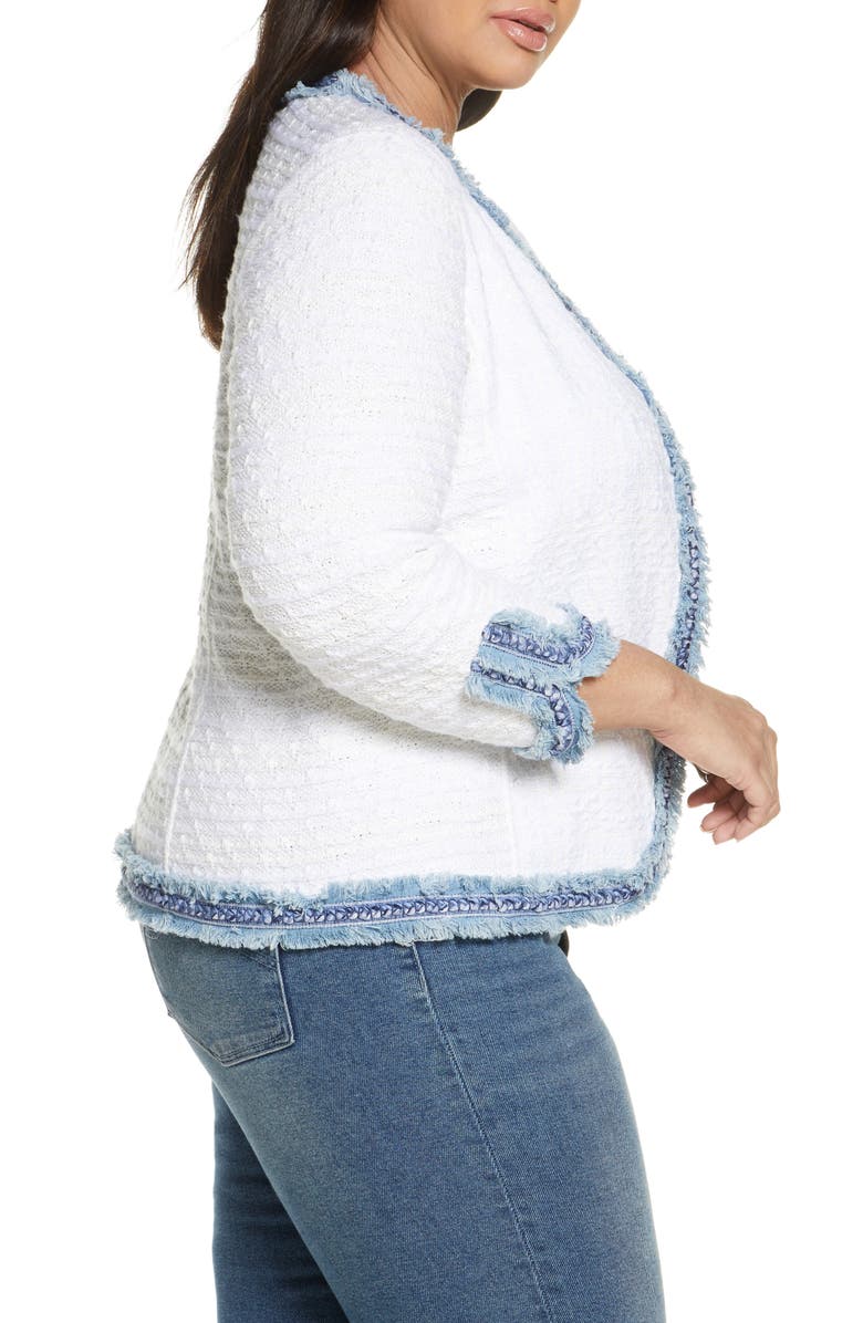 NIC+ZOE Bright Side Open Front Crop Jacket, Alternate, color,