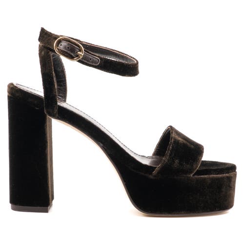 Andrea Gomez Becka Velvet Sandal In Multi