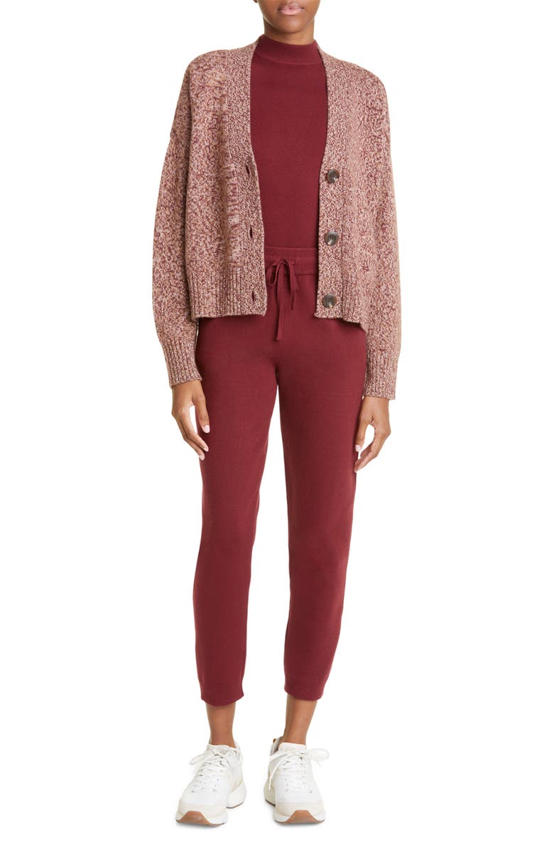 Monrow Marled Oversize Cardigan, Alternate, color, 