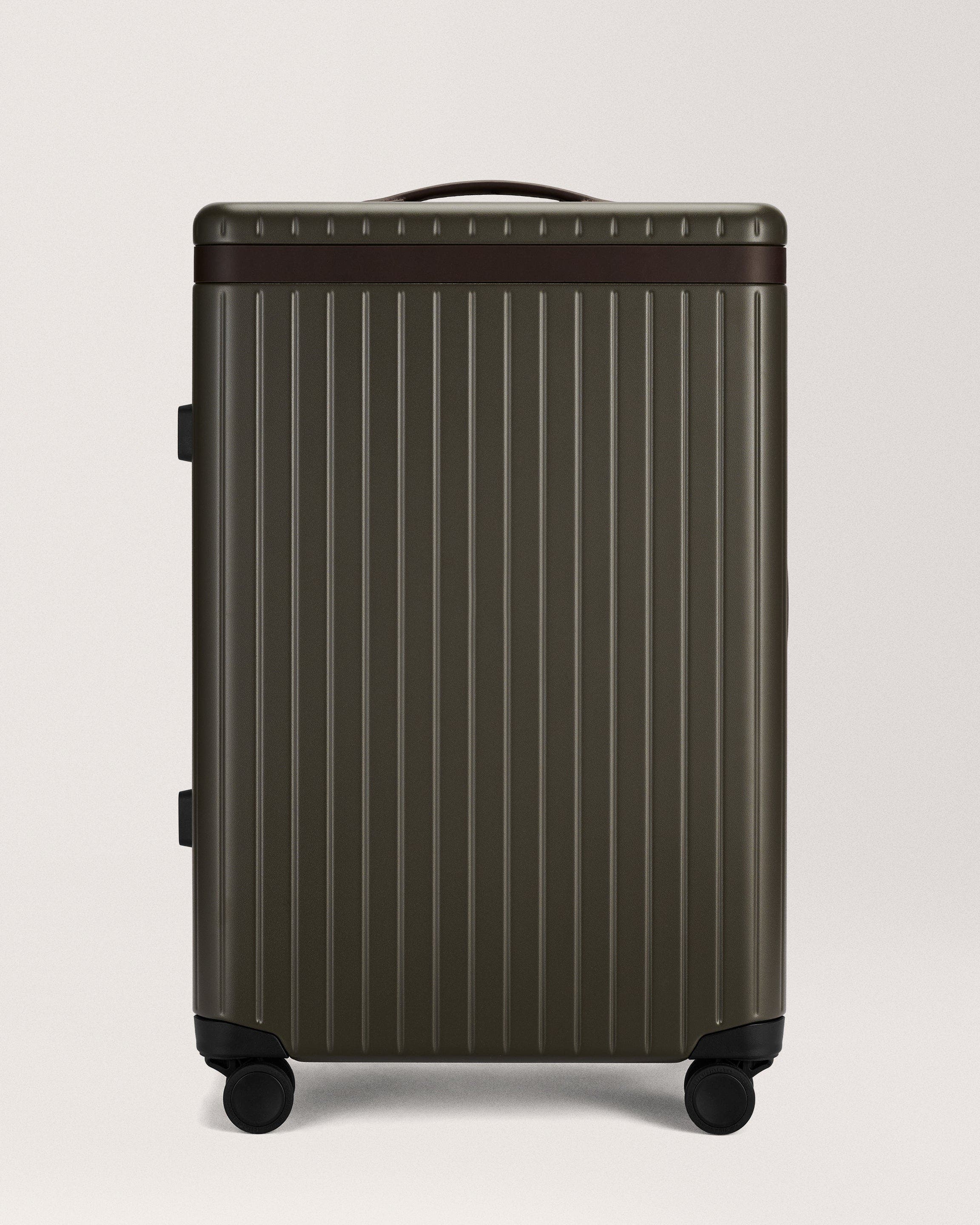 CF103 The Check-in Suitcase, Main, color, Dark Olive / Chocolate