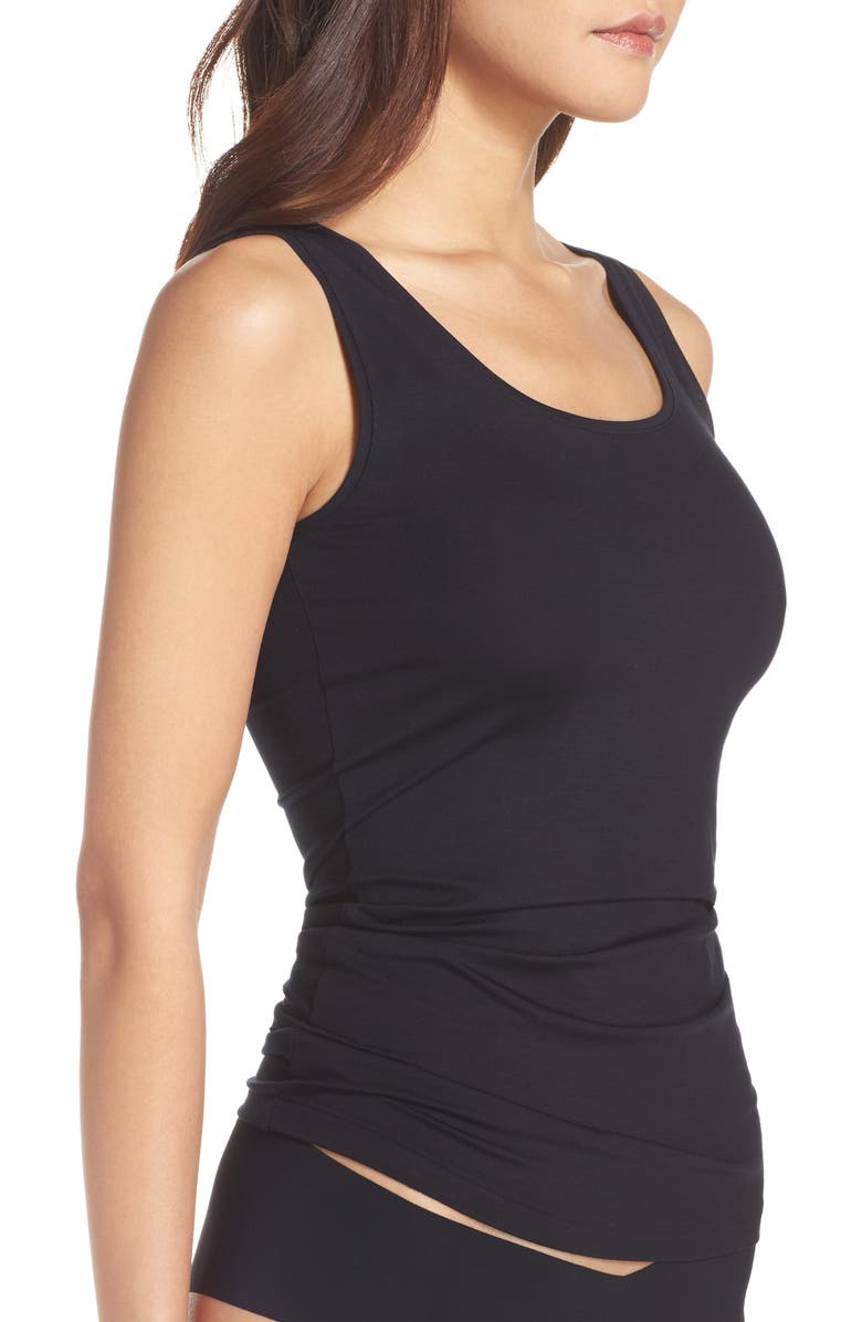 Hanro Tank, Alternate, color, Black