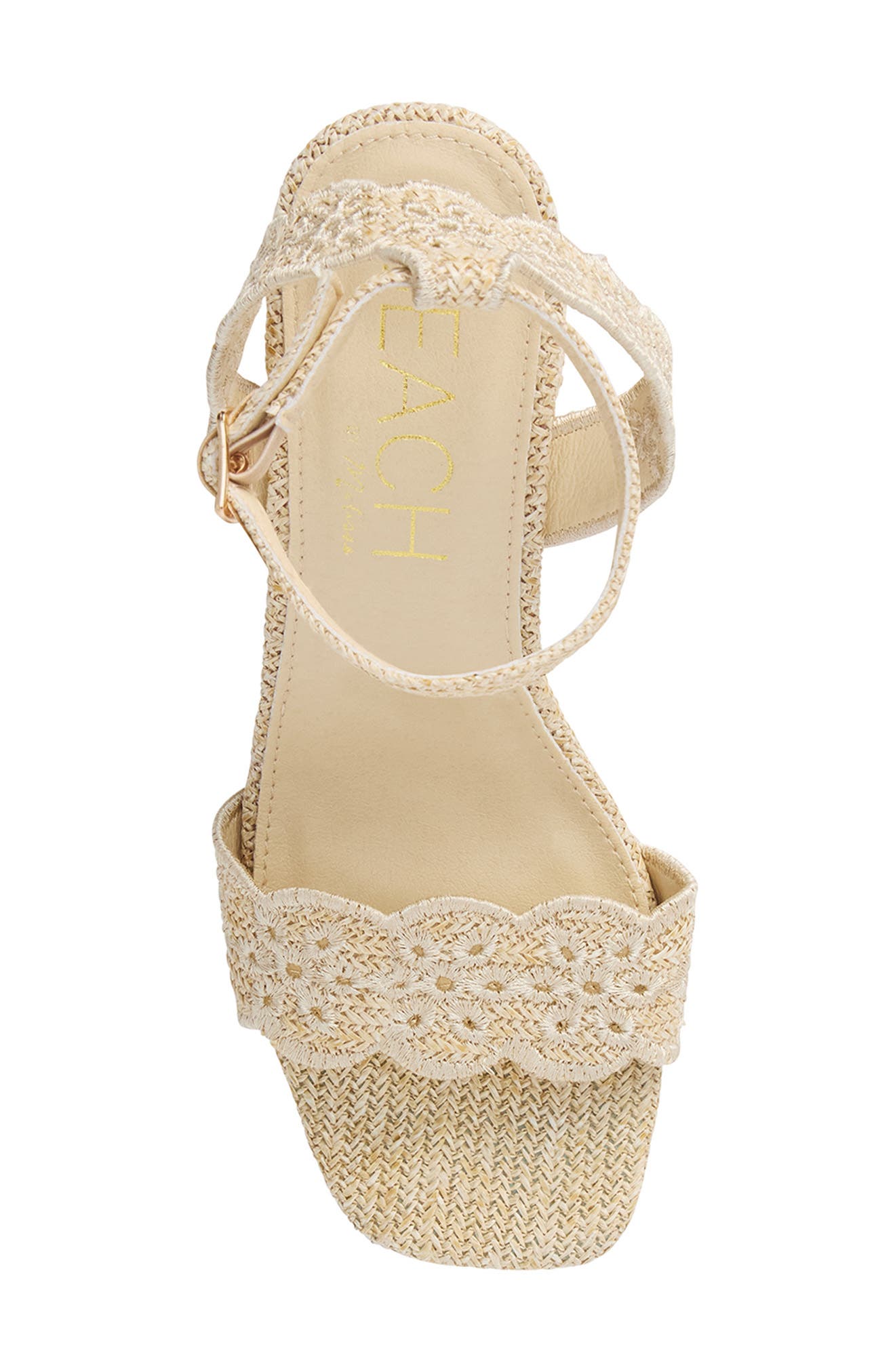 Maiden Platform Ankle Strap Sandal, Alternate, color, NATURAL