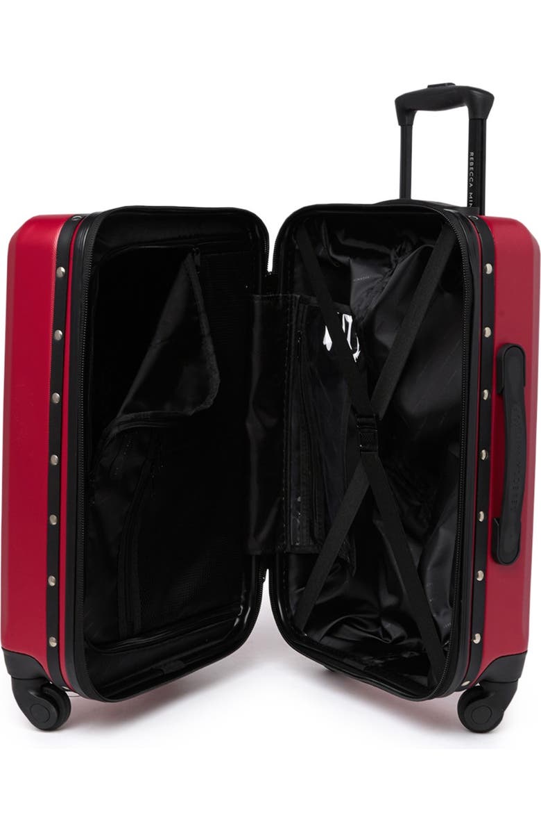 Rebecca Minkoff Red Stud 28" Hardside Upright Spinner, Alternate, color,