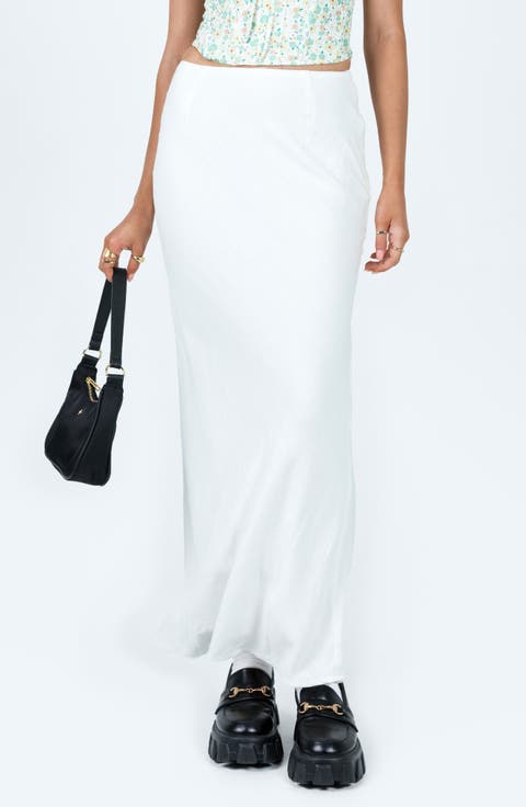 Jodie Linen Blend Maxi Skirt