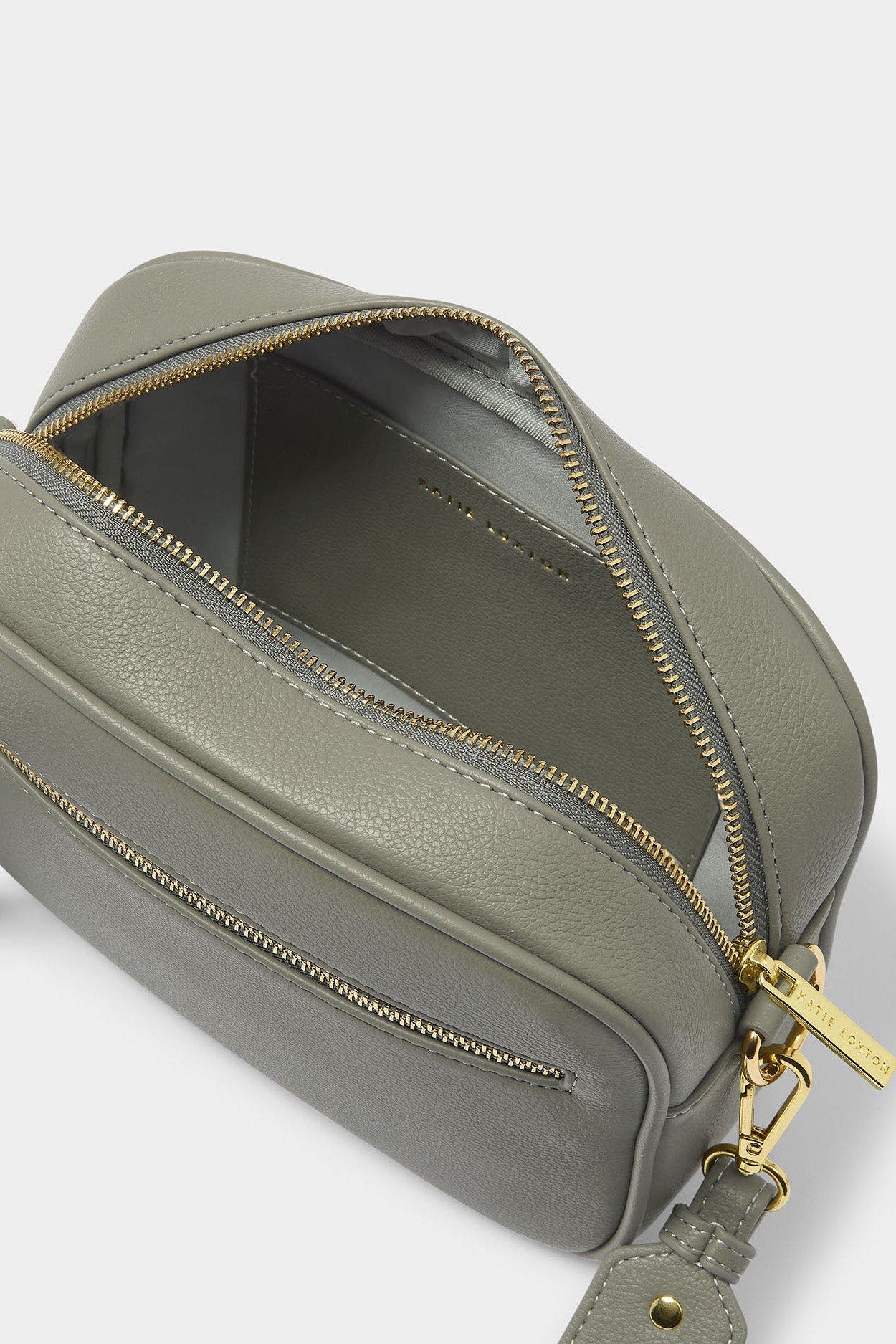 Katie Loxton Hallie Crossbody Bag, Alternate, color, Graphite Green