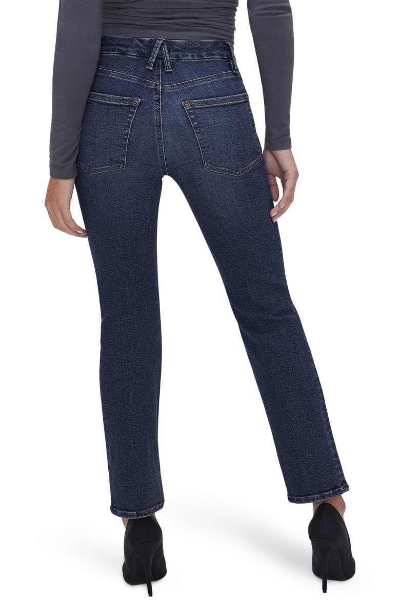 Good American Good Petite Straight Leg Jeans, Alternate, color,