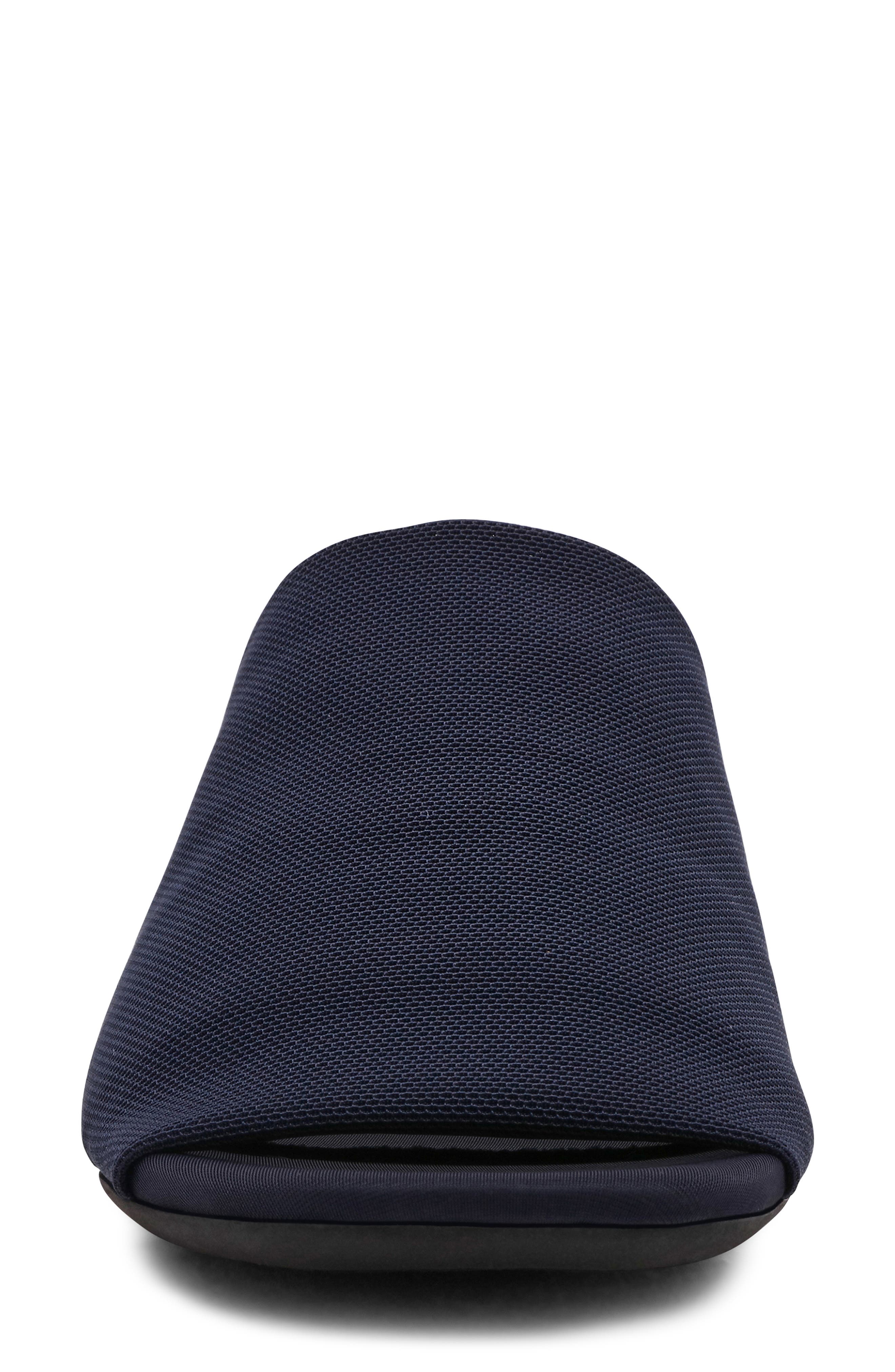 Wishful Wedge Slide Sandal, Alternate, color, NAVY STRETCH