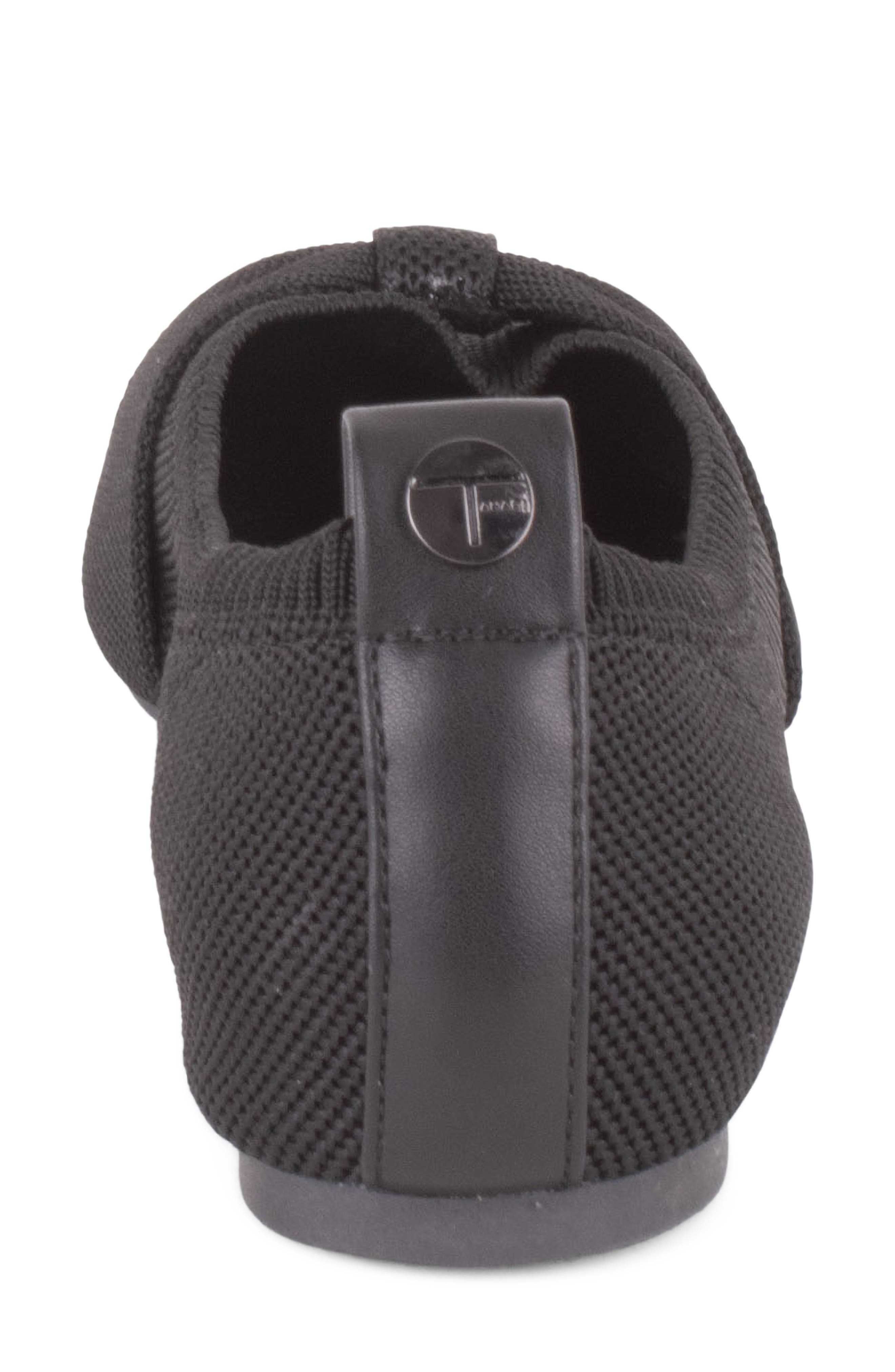 Tahari Manchester Ballet Flat, Alternate, color, Black