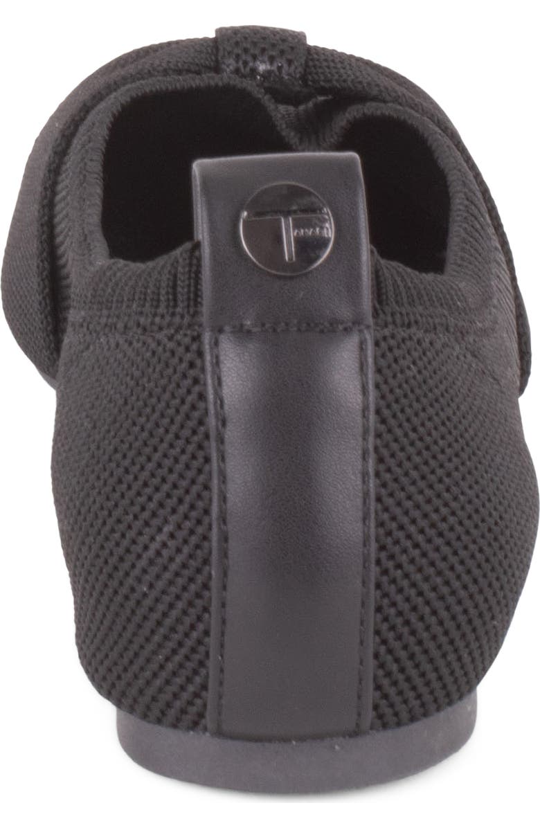 Tahari Manchester Ballet Flat, Alternate, color, Black