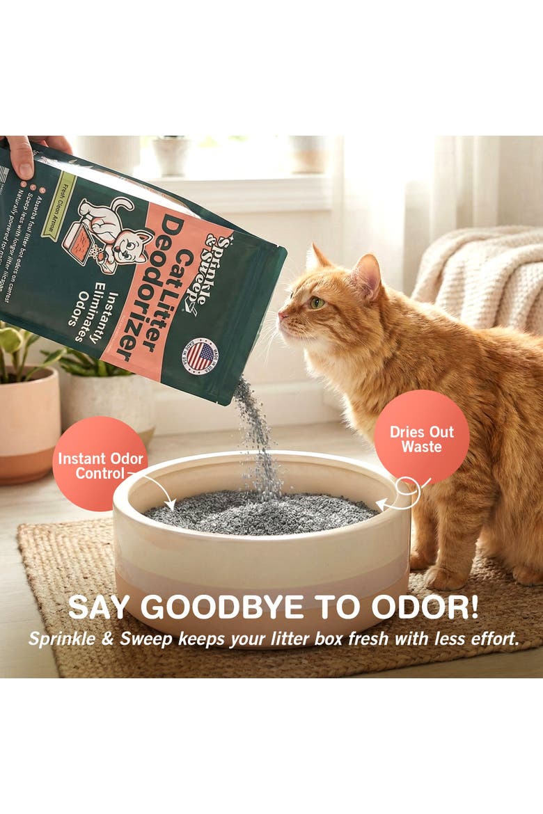 Litter Box Deodorizer 2 Pack, 8oz Bags, Alternate, color, Green