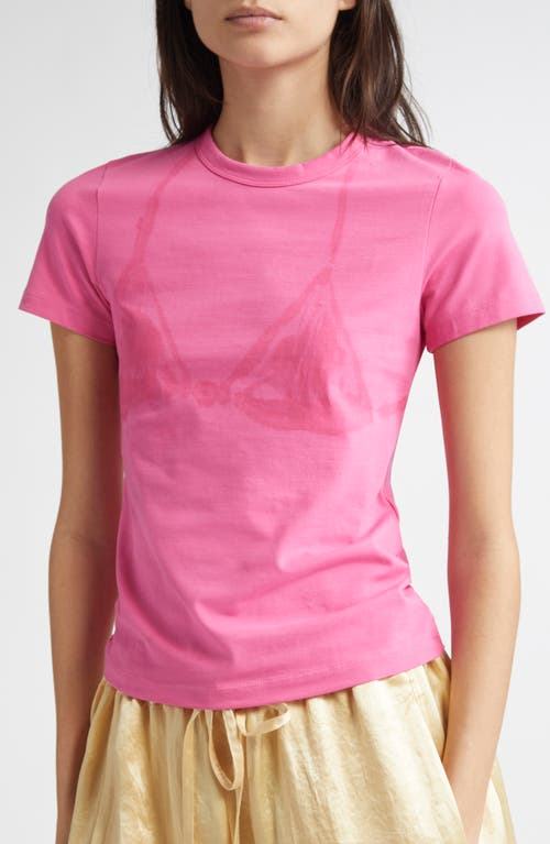 Shop Julie Kegels Bikini Trompe L'oeil T-shirt In Pink