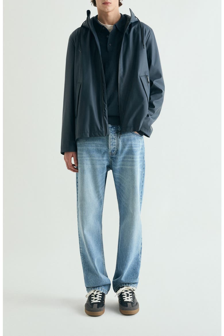 Waterproof Parka With Hood, Alternate, color, Darknavy