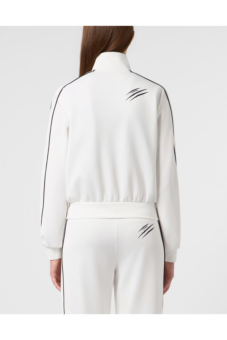 Cropped Tracksuit Jacket Women, Alternate, color, OffWhite