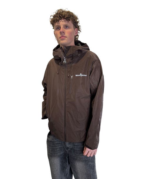 Woodpecker Wind Rain Shell Jacket In Black