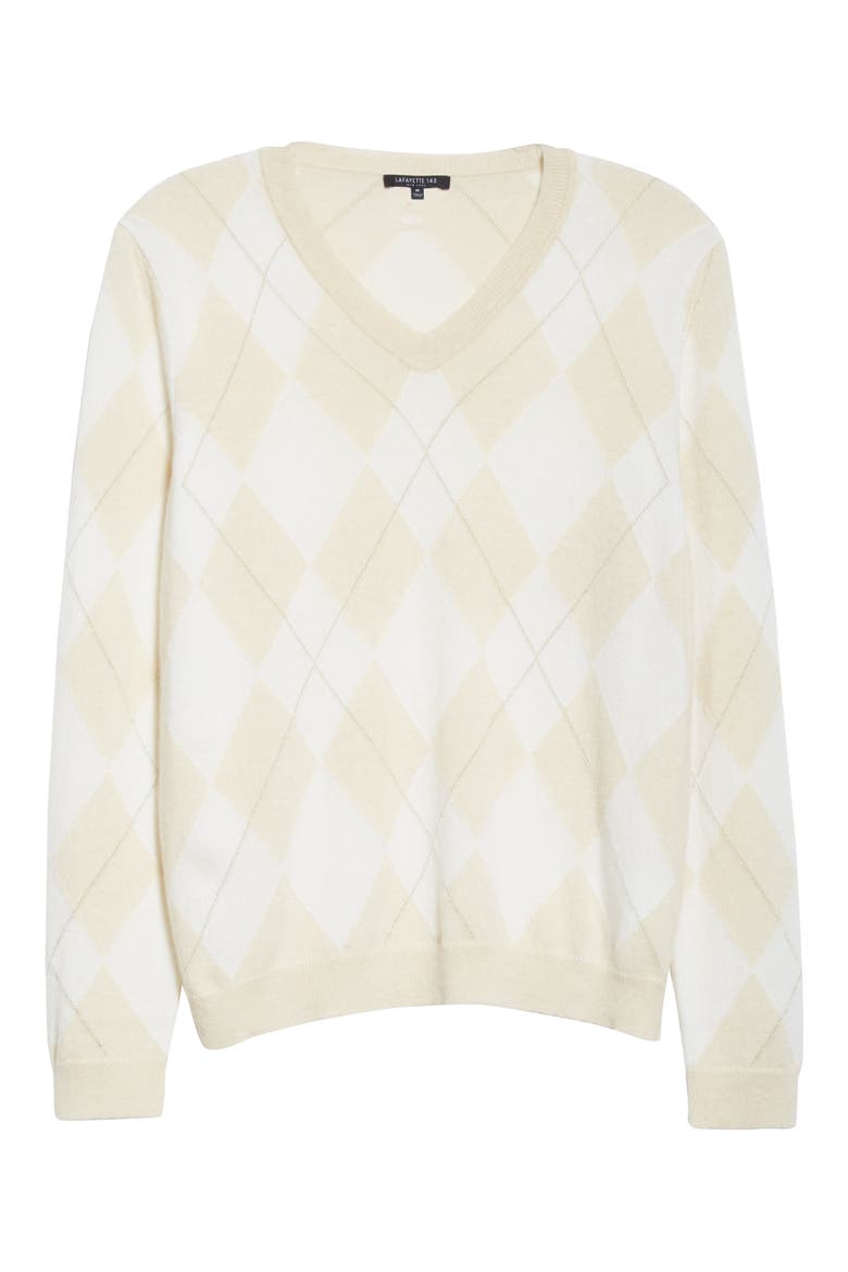 Metallic Argyle Sweater, Alternate, color, CLOUD MULTI