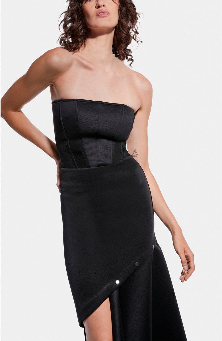 AS by DF Joni Convertible Skirt, Alternate, color, Black