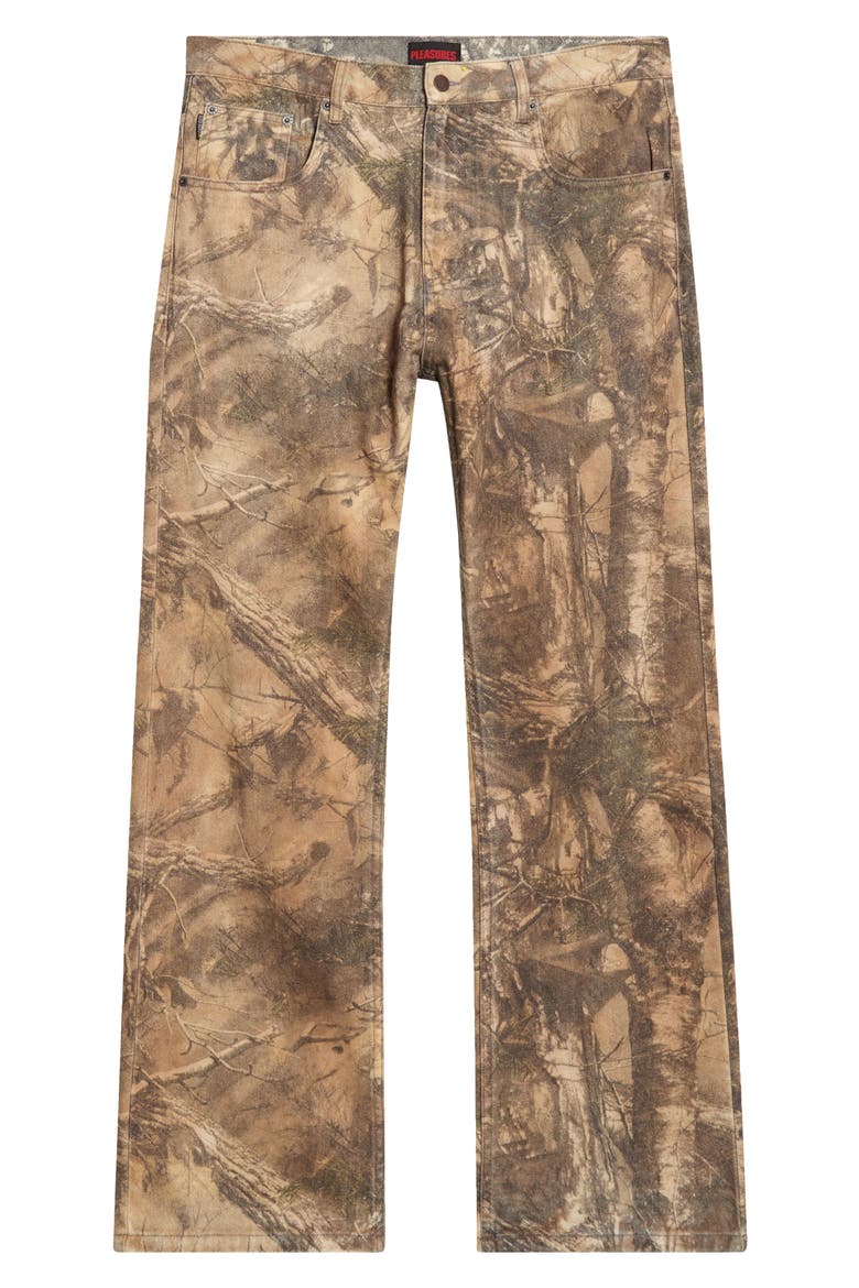 x Realtree Hendrix Flared Jeans, Alternate, color, BROWN TREE
